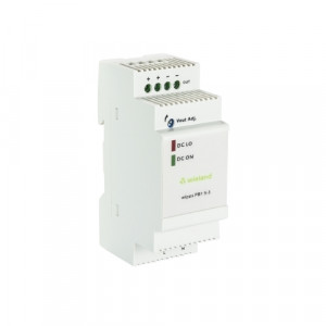 Источник питания WIPOS PB1 5-3, Источник питания, однофазный, 5 V / 3 A, 15 W; диапазон входных напряжений: 90 – 264 V AC, 120 – 375 V DC; габариты (мм): ширина x высота x глубина: 35 x 91 x 57; вес 0,13 кг; монтаж: на DIN рейку, температура окружающей среды –40°C…+70°C