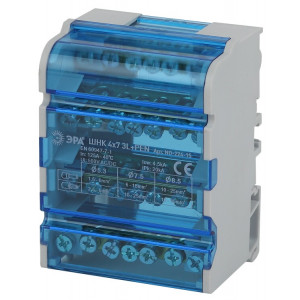 NO-224-15 Шины на DIN-рейку в корпусе (кросс-модуль) ШНК 4х7 3L+PEN (74/1554) Б0043933