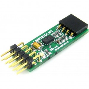 LSM303DLHC Board, Электронный компас (3D акселерометр, 3D магнетометр) на базе