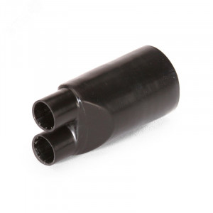 Перчатка термоусаживаемая 2ТПИ-2.5/16 мини, на 2 пальца, до 1кВ, герметизация и изоляция корней разделки многожильных силовых кабелей с бумажной маслопропитанной, пластмассовой и резиновой изоляцией