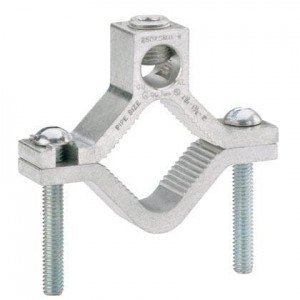 GC-15A-Q, Кабельный монтаж и принадлежности Alum GRNDing Clamp Dual Rated, #1
