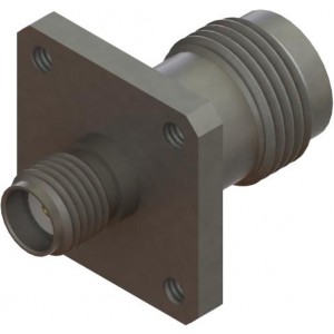 SF1102-6024, РЧ адаптеры - междусерийные SMA F to PTNC F Flng Mnt Adapter, 4 Hole
