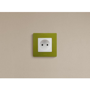 Розетка 1-м СП Etika 16А IP20 250В 2P без заземл. немецк. стандарт винтов. клеммы механизм бел. Leg 672220