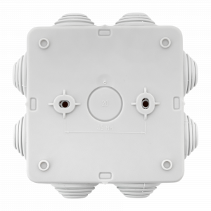 Коробка уравнивания потенциалов КУП-030-031 с крышкой наружная (85х85х40) для прямого монтажа 8 мембр. вводов серая IP55 EKF plc-kmr-030-031-g