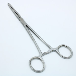 Зажим монтажный прямой 200мм, выполнен из нержавеющей стали