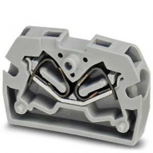 3249059, Клеммные колодки для DIN-рейки MSBV 2.5-F GRAY W/FLANGE VERT