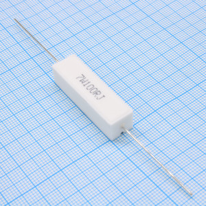 SQP700100RJBP, Резистор керамический цементный аксиальный (SQP) 7Вт 100Ом ±5%