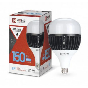 Лампа светодиодная LED-HP-PRO 150Вт грушевидная 6500К холод. бел. E27 14250лм 150-275В с адаптером E40 бел. 4690612035703
