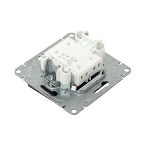 Механизм выключателя, одноклавишный, перекр-стный, мокко Эпика EKF UP1-SWM-12