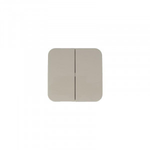 Выключатель 2-кл. ОП Blanca 10А IP20 (сх. 5) 250В с изолир. пластиной беж. SE BLNVA105017