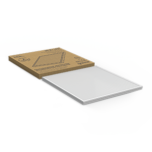 Светильник LED 36W 4000K офисный 595*595*19 мм с призматическим рассеивателем 1/2 842123236