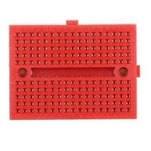 MIKROE-1137, Печатные и макетные платы Breadboard Mini Self Adhesive Red
