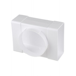 Тройник соединитель прямоугольного воздуховода с круглым, 60х120/D100, SQ1807-1759