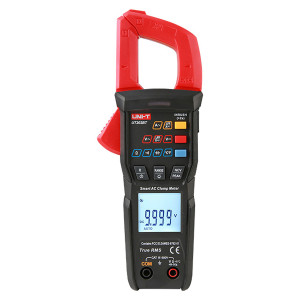 UT202BT, Токоизмерительные клещи, True RMS, 600В, 600А, 100МОм, NCV, Bluetooth, емкость, частота, температура, двойной дисплей