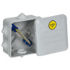 Коробка КУП КМ41361 100х100х50мм IP44 6 вв. (7035) UKO21-100-100-050-K41-55U