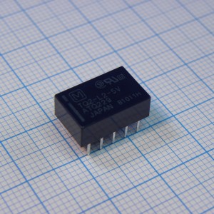 TQ2-L2-5V, Signal Relay 5VDC 1A DPDT( (14mm 9mm 5mm)) THT