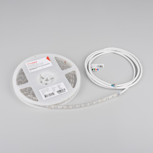 Лента герметичная RTW-PU-B60-12.5mm 12V RGB (14.4 W/m, IP68, 5060, 5m) 029599(2), Светодиодная лента RTW-PU-B60, герметичная IP68 (PU-сплошной полиуретан), подходит для использования под водой на глубине до 2м. Светодиоды 5060, 60 шт/м (300 шт на 5 м), белая плата, ширина 12.5 мм. Цвет RGB, угол 120°. Питание 12V, мощность 14.4 Вт/м (7