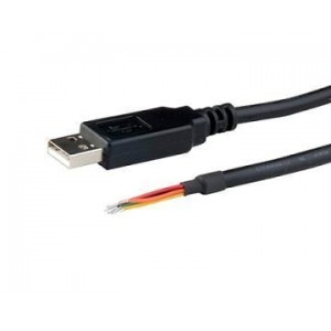 TTL-232R-5V-WE, Кабели USB / Кабели IEEE 1394 USB Embedded Serial Conv 5V Wire End