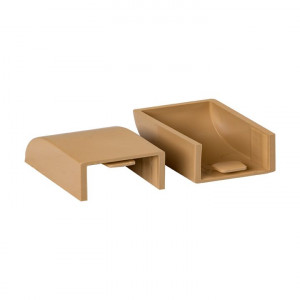 Заглушка (20х10) (4 шт) светлое дерево EKF-Plast