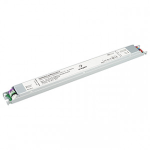 Блок питания ARV-UH24080-LONG-PFC-DALI-A (24V, 3.4A, 80W) 028357(1), Диммируемый источник напряжения по протоколу DALI с гальванической развязкой для светодиодных изделий. Входное напряжение 120-240 VAC. Выходные параметры: 24 В, 3.4 А, 80 Вт. Встроенный PFC >0.95. Негерметичный алюминиевый корпус IP 20.Габаритные размеры