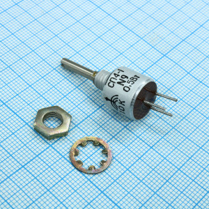 СП4-1а 0.5 А 2-20 20%     10К, Резистор переменный подстроечный непроволочный 10кОм 0.5Вт ±20%