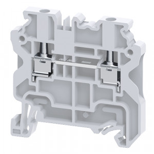 Проходная клемма CY2.5W, Проходная клемма, тип фиксации провода: винтовой, номинальное сечение: 2,5 мм кв., 24A, 1000V, ширина: 5 мм, цвет: белый, тип монтажа: DIN35