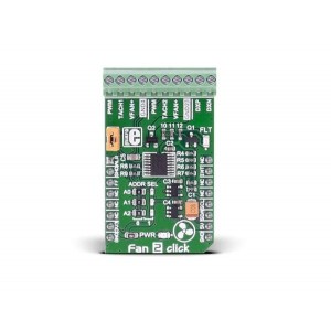 MIKROE-2708, Средства разработки интегральных схем (ИС) управления питанием Fan 2 click