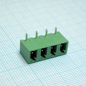 15EDGRC-5.08-04P-14-00A(H), Разъемный клеммный блок на плату, 4 контакта. Серия 15EDGRC-5.08