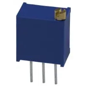 3296W-1-254LF, Потенциометр многооборотный керметный 250кОм 0.5Вт PC PIN