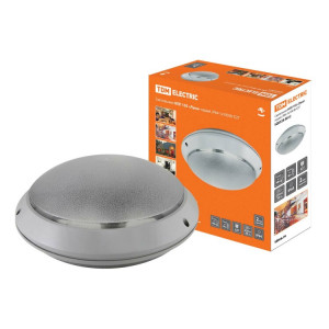 Светильник НПП 105 "Луна" серый, IP64 1х60 Вт Е27 SQ0328-0012