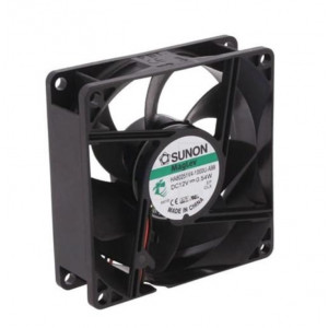 HA80251V4-1000U-A99, Вентилятор аксиальный постоянного тока 12В, 80x80x25 мм, 0.04 А, подшипник скольжения, Vapo, подключение-провод, уровень шума 20.4 дБа, воздушный поток 40.39 куб.м/ч, 2000 об/мин, мощность 0.48 Вт, авторестарт