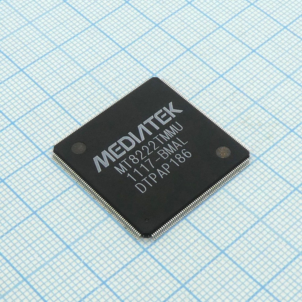Изображение товара Процессор ТВ MT8222TMMU LQFP256 с памятью DDR1, палетта 36 шт