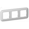 Изображение товара FLITE ARTISTIC Рамка 3-местная РУ-3-А-ФлА алюминий IEK FI-M32-31-20-K47