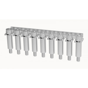 Соединительная перемычка FBRI6-RTK/S-09P-00Z(H), Соединительная перемычка, 9 полюсов, неизолированная, винтовая, для клемм: DCTK6