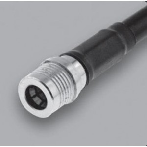 R123W076310, РЧ соединители / Коаксиальные соединители WQMA AEP 240FR Straight Plug, Cable