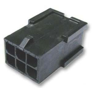 794616-6, Кожух разъема  PL 6 контакт(ов) 3мм обжим кабеля автомобильного применения пакет