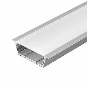 Профиль с экраном ARH-POWER-W120-F-2000 ANOD 027928, Комплект с экраном. Алюминиевый анодированный встраиваемый профиль для светодиодных лент и линеек. Габаритные размеры (LхWхH): 2000x124x35 мм. Ширина световой линии 96 мм. Паз для установки 103х33 мм. Светопропускание экрана 67%.