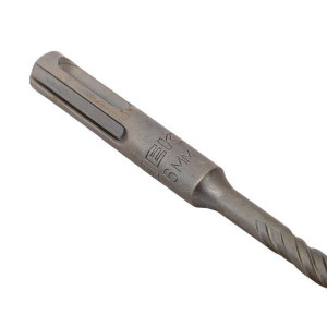 Бур по бетону SDS-plus 6х160мм 2 резца 4S спираль Master db-6-160-2x4