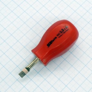 Отвертка 460  5,5x25, Шлицевая отвертка