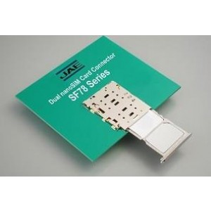 SF78S012VBAR1400, Соединители для карт памяти DUAL NANO SIM 12P PUSH-EJECT
