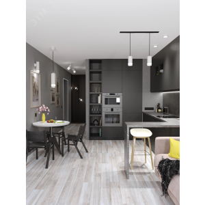 Светильник 4017 накладной потолочный под лампу GX53 бел./хром LT-UPB0-4017-GX53-1-K54