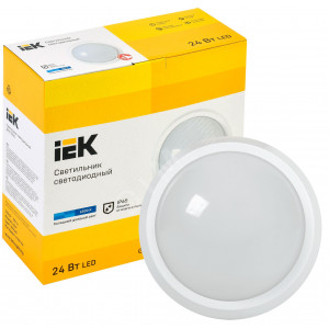 Светильник LED ДПО 5051 18Вт 6500К IP65 круг белый LDPO0-5051-18-6500-K01
