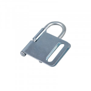 gwrK31, Множитель замковый высокой прочности, сталь, диаметр дужки – 6 мм, 87х60 мм, цвет – серебристый, 1 шт/упак