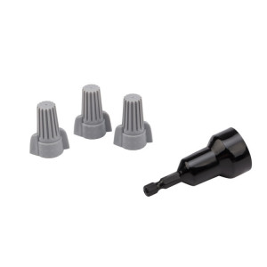 Соединительный изолирующий зажим с лепестками СИЗ-15 14,9 мм (4-16 мм2), серый 08-0759