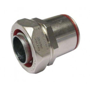 Аксессуар муфта жесткая труба-металлорукав, для системы металлических труб Cosmec. DT 32 мм. DN26. Никелированная латунь. IP66/67 EX6117-32N