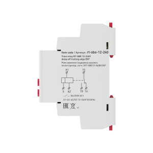 Реле времени (задержка выключ. после пропад. сигн.) RT-SBE12-240В PROxima rt-sbe-12-240