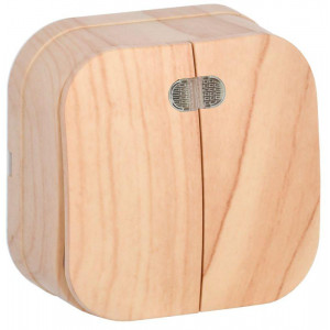 Выключатель 2-кл. ОП GLORY 10А ВС20-2-1-ХС с индикацией сосна EVH21-K34-10