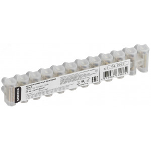 Зажим винтовой ЗВИ-3 1,0-2,5мм2 12пар GENERICA UZV10-003-D25-K01-10-G