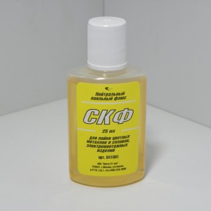 Флюс спирто-канифольный  25мл, Флюс для пайки цветных металлов и сплавов, электромонтажных изделий