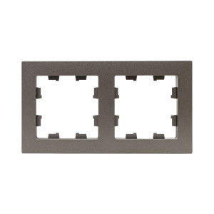 2 - местная рамка, мокко, пластик Эпика EKF UP1-FPM-02